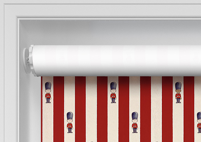 Kings Breakfast, Stripe Kingsmen - Twist&Fit Roller Blind - Image 9